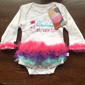 NWT Ruffle Butts TuTU Onesie, 3-6M